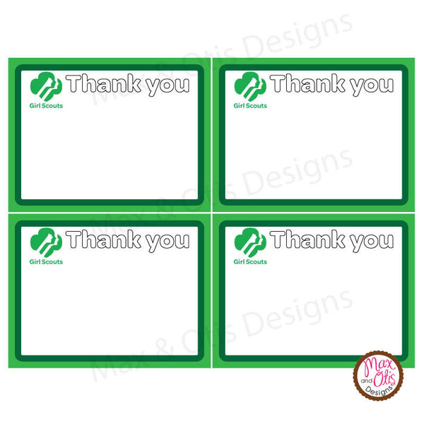 Girl Scout Thank You Notes Printable - vrogue.co