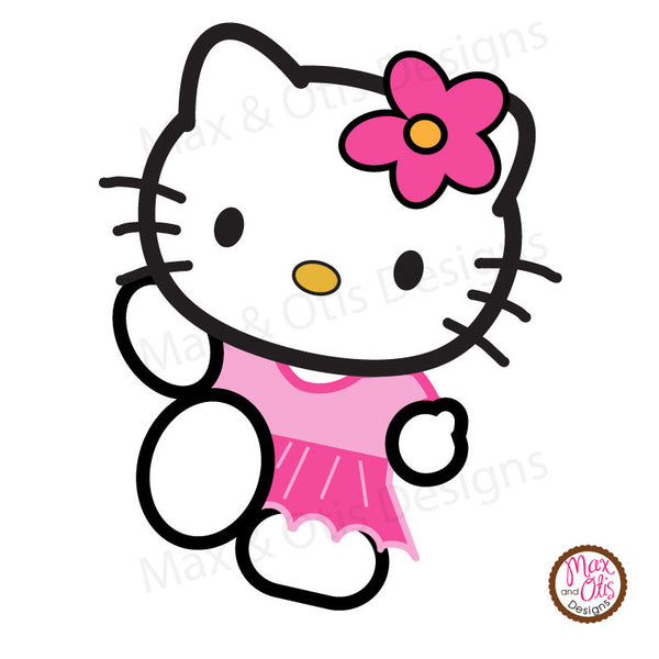 Hello Kitty (Skirt) Printable Sign Banner – Max & Otis Designs