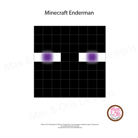 Minecraft Printables – Max & Otis Designs