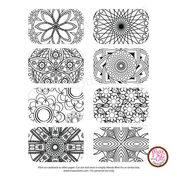 mini coloring pages to print