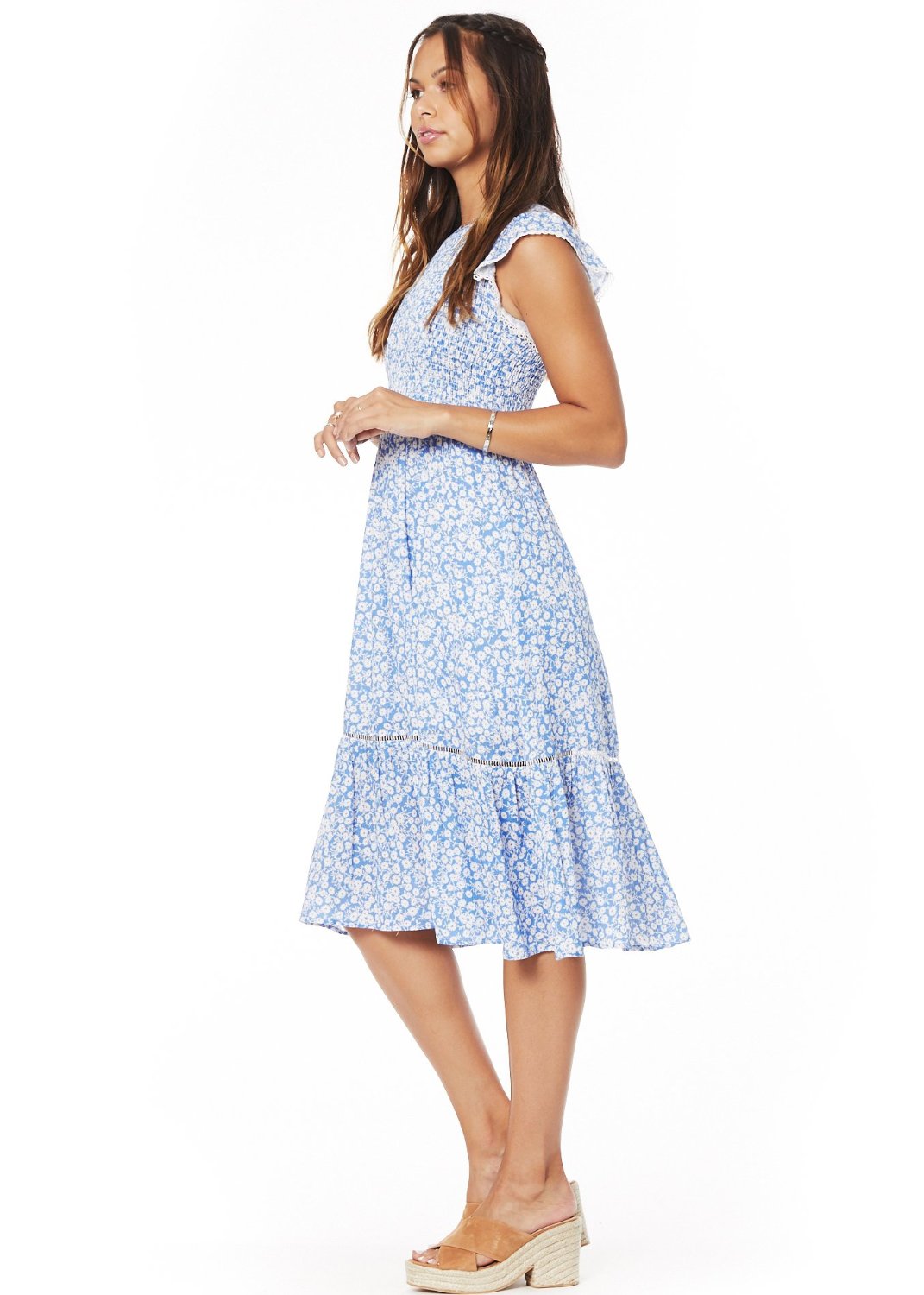 lost and wander pick me midi dress