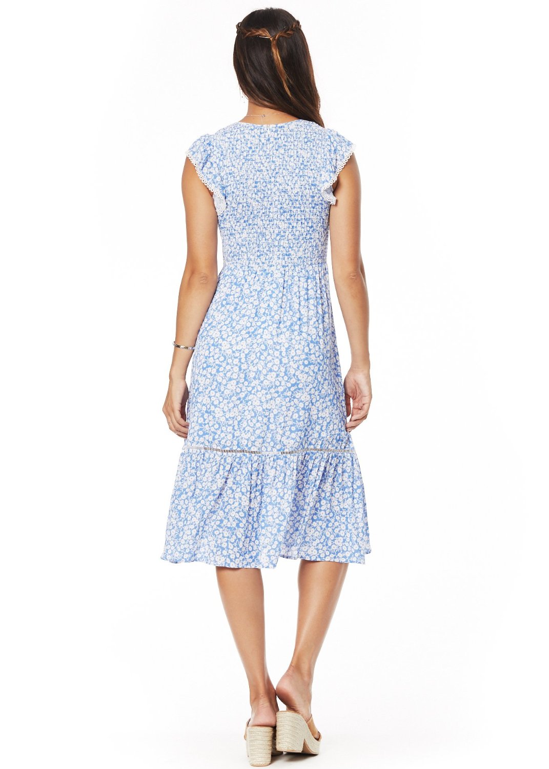 lost and wander pick me midi dress