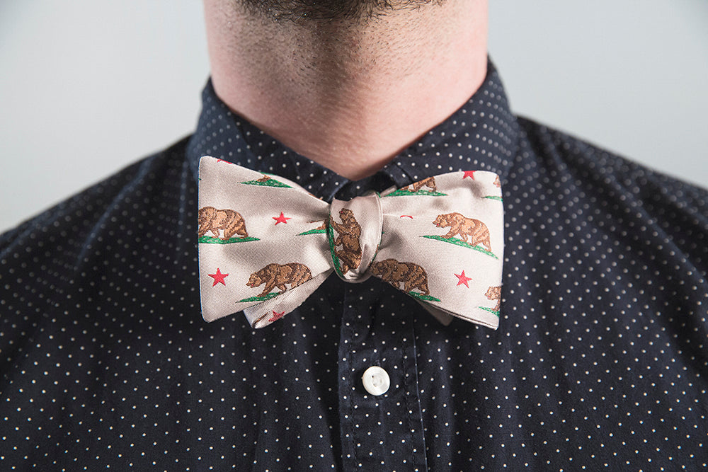 California State Flag Bow Tie OoOtie OoOtie Bowties