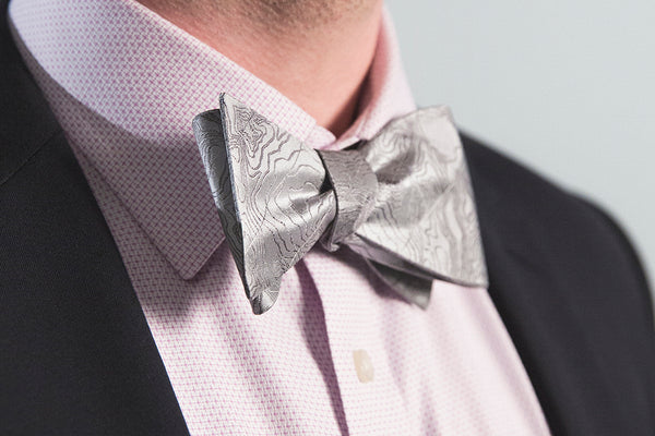 Contour Map Bow Tie - OoOtie Bowties