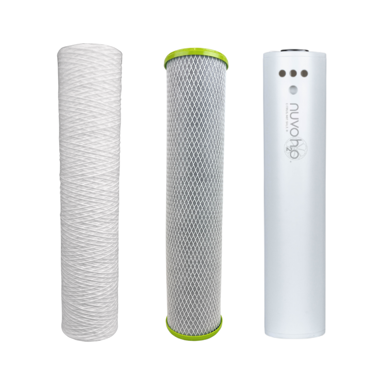 Manor Trio System - Sediment + Carbon Replacement Cartridges - NuvoH2O