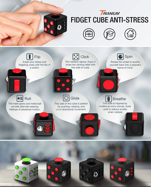Fidget Cube Anti Stress Wonder Gears 3d Puzzle