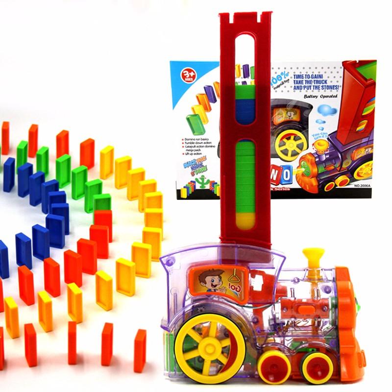 domino train toy