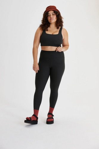 The Ribbed Leggings  Black – BRUNETTE The Label