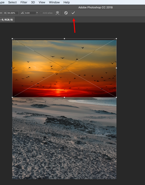 Save Photoshop overlay as a layer