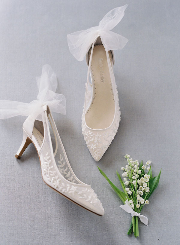 Wedding Shoes Low Heel Collection | Bella Belle
