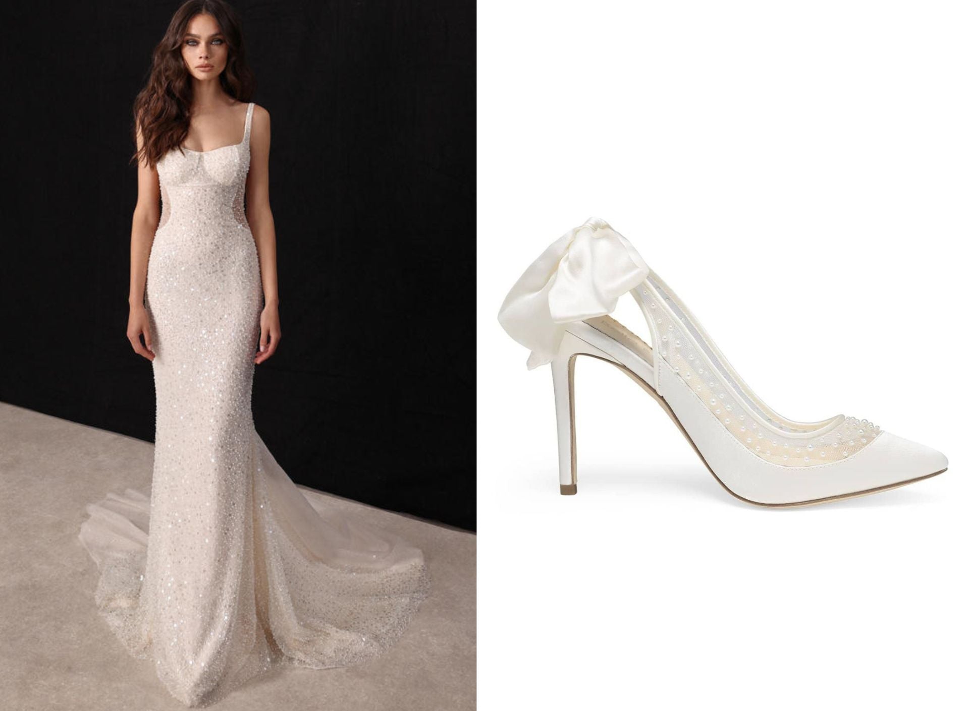 Shoes For Every Pearl Wedding Dress Style