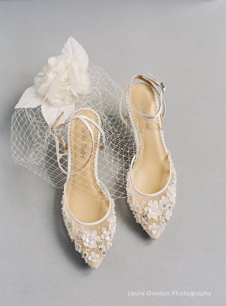 white kitten heels wedding shoes