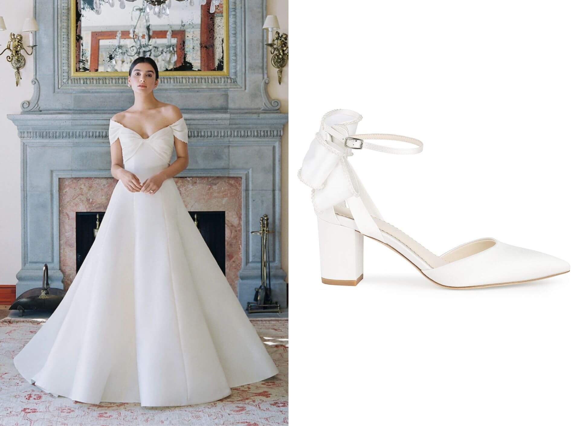 Shoes For Every Pearl Wedding Dress Style