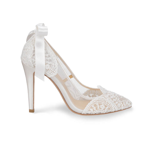 bridgerton wedding shoes giselle lace heels