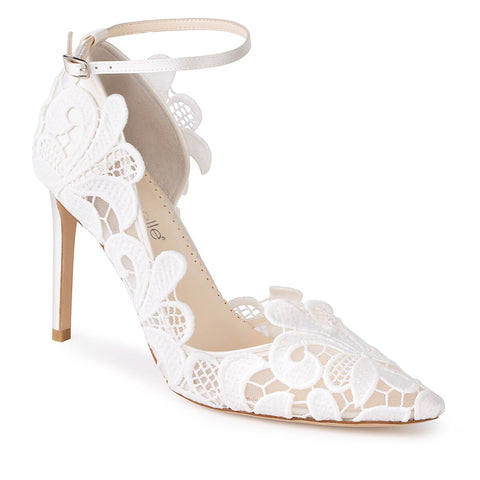 bella belle shoes odette lace bridal heels