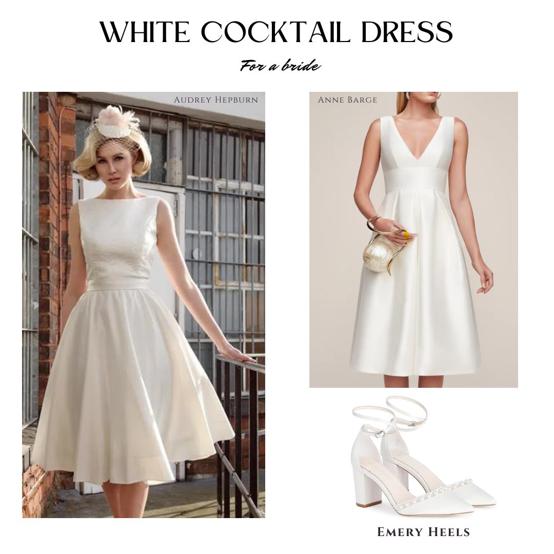 Breakfast at Tiffany's Bridal Shower White cocktail dress