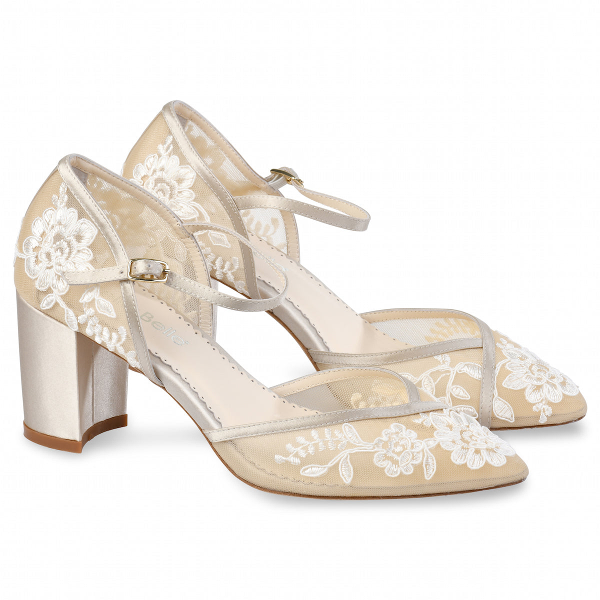 wedding chunky heel shoes