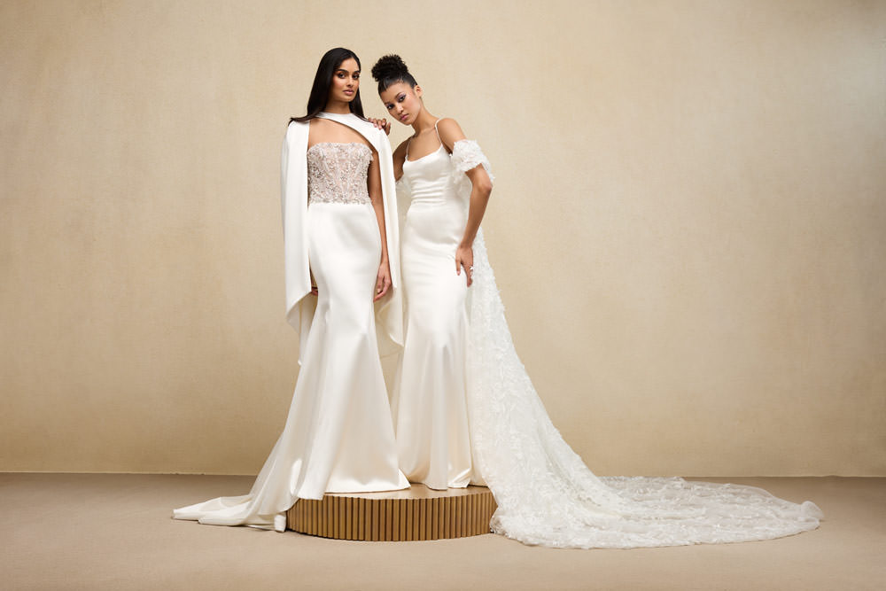 The Spring 2024 bridal trends from NYBFW detachable cape ines di santo