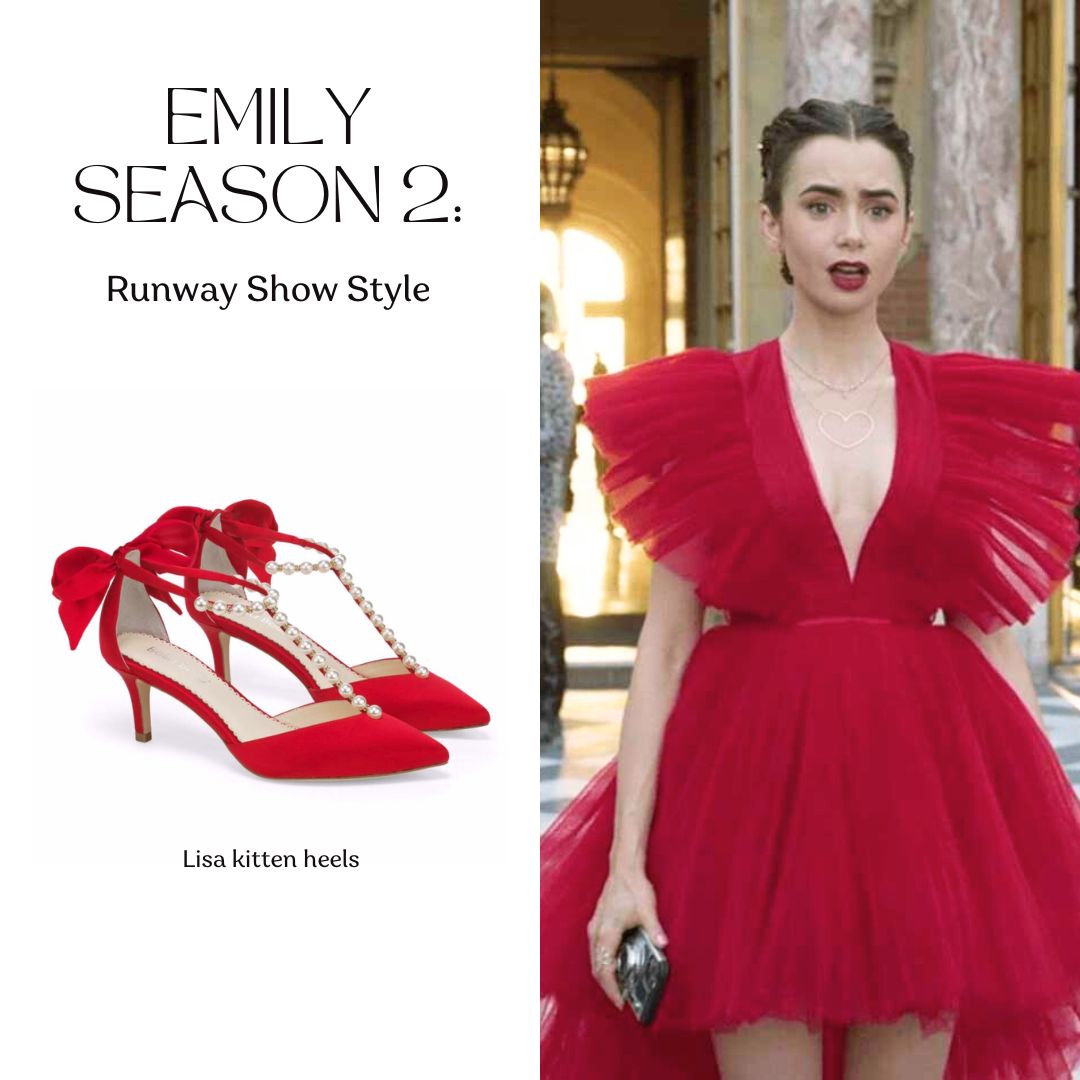 Emily in Paris fashion outfit with Bella Belle Stylish Heels