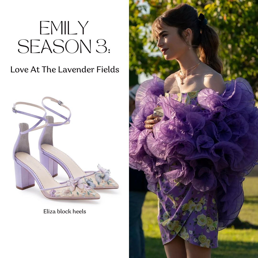 Emily in Paris fashion outfit with Bella Belle Stylish Heels