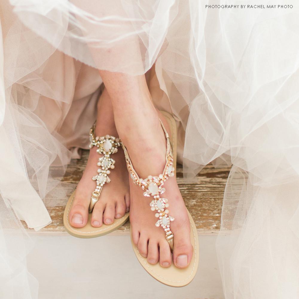 7 Perfect Beach Wedding Sandals For Brides