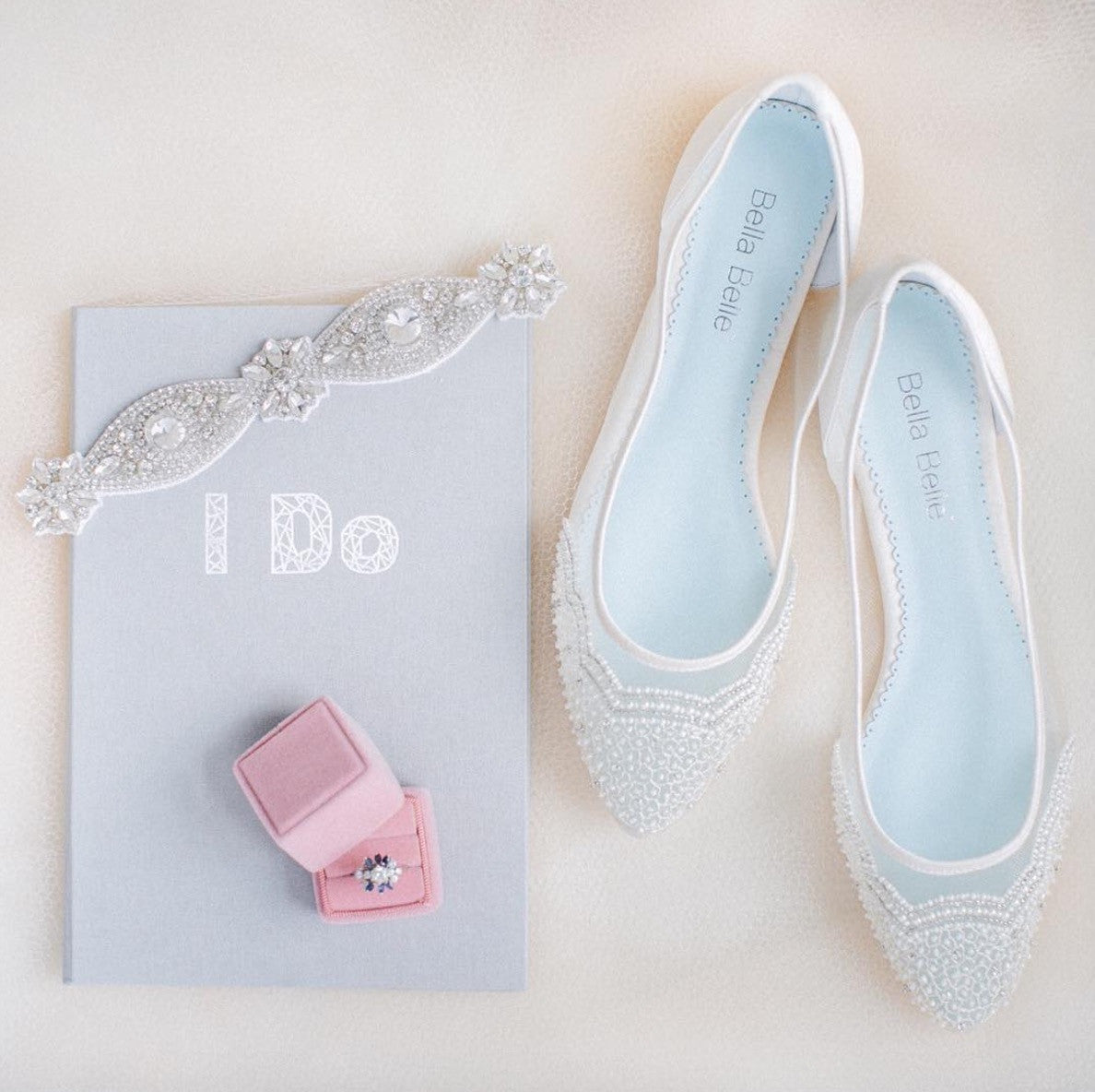 white comfortable wedding shoes