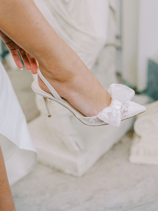 bella belle shoes bow wedding shoes 2023 bridal trends