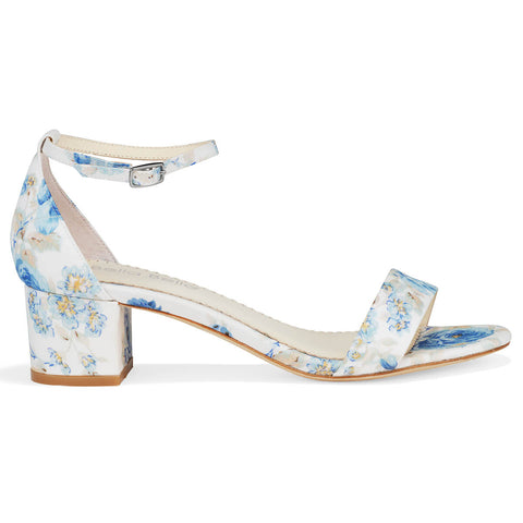 bridgerton wedding shoes vanessa blue block heels