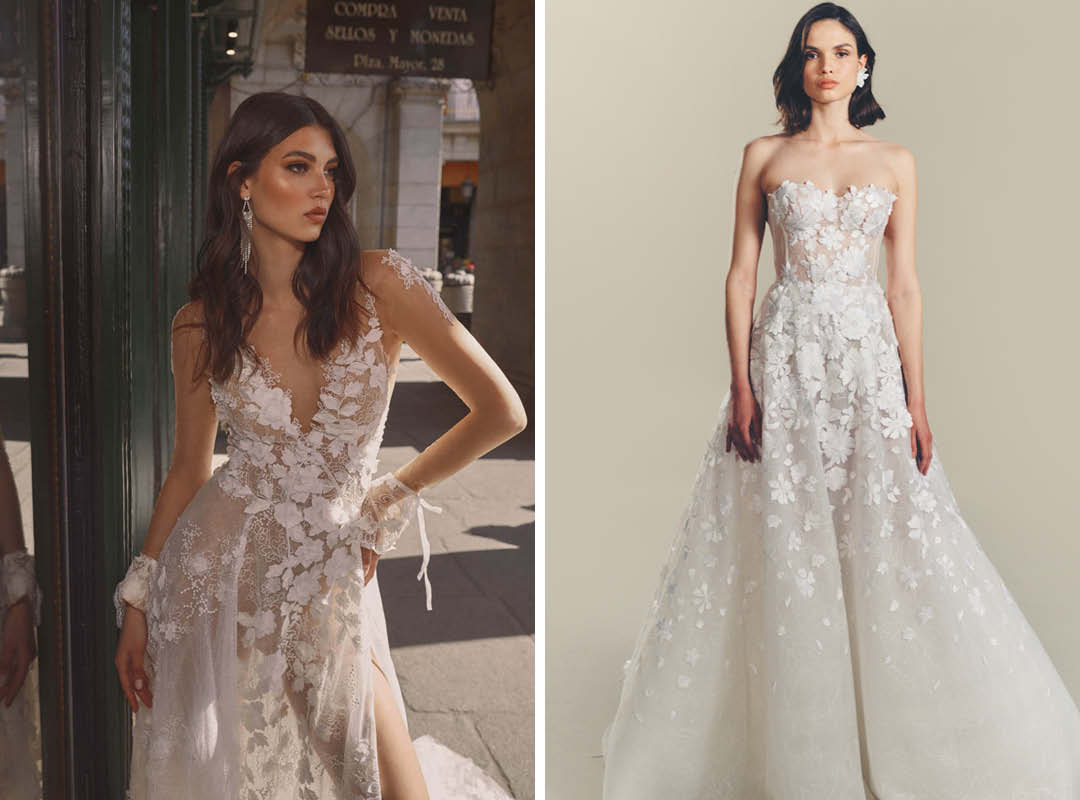 The Spring 2024 bridal trends from NYBFW sheer