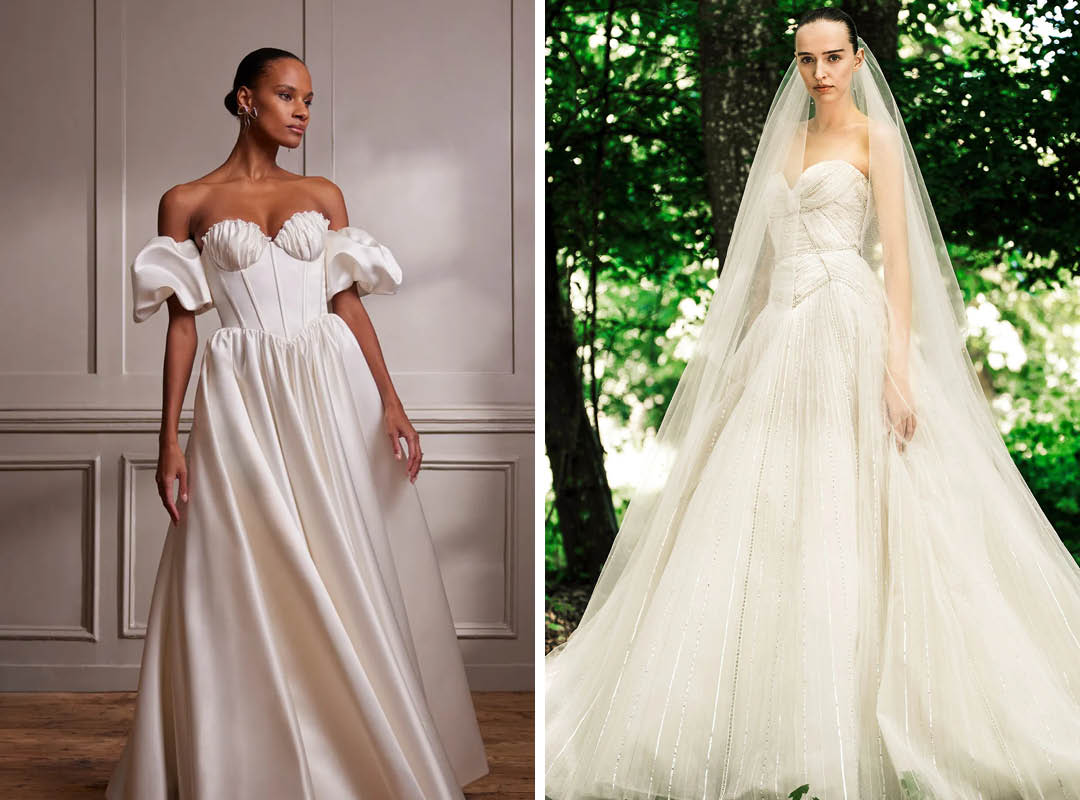 savannah miller and elie saab spring 2025 wedding dress trend