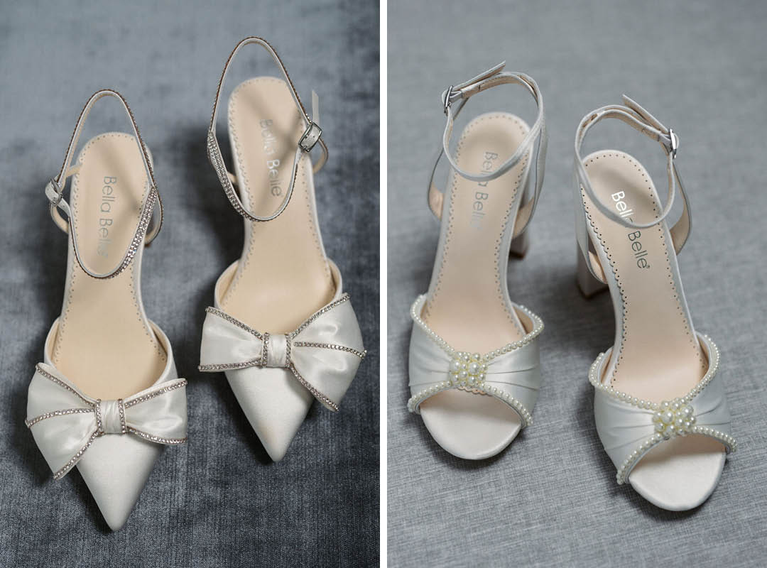 bella belle spring 2025 wedding shoe trends palmer and tinsley vintage bridal shoes