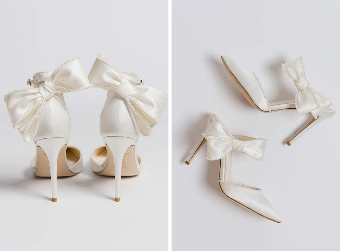 2023 wedding shoe trends bows