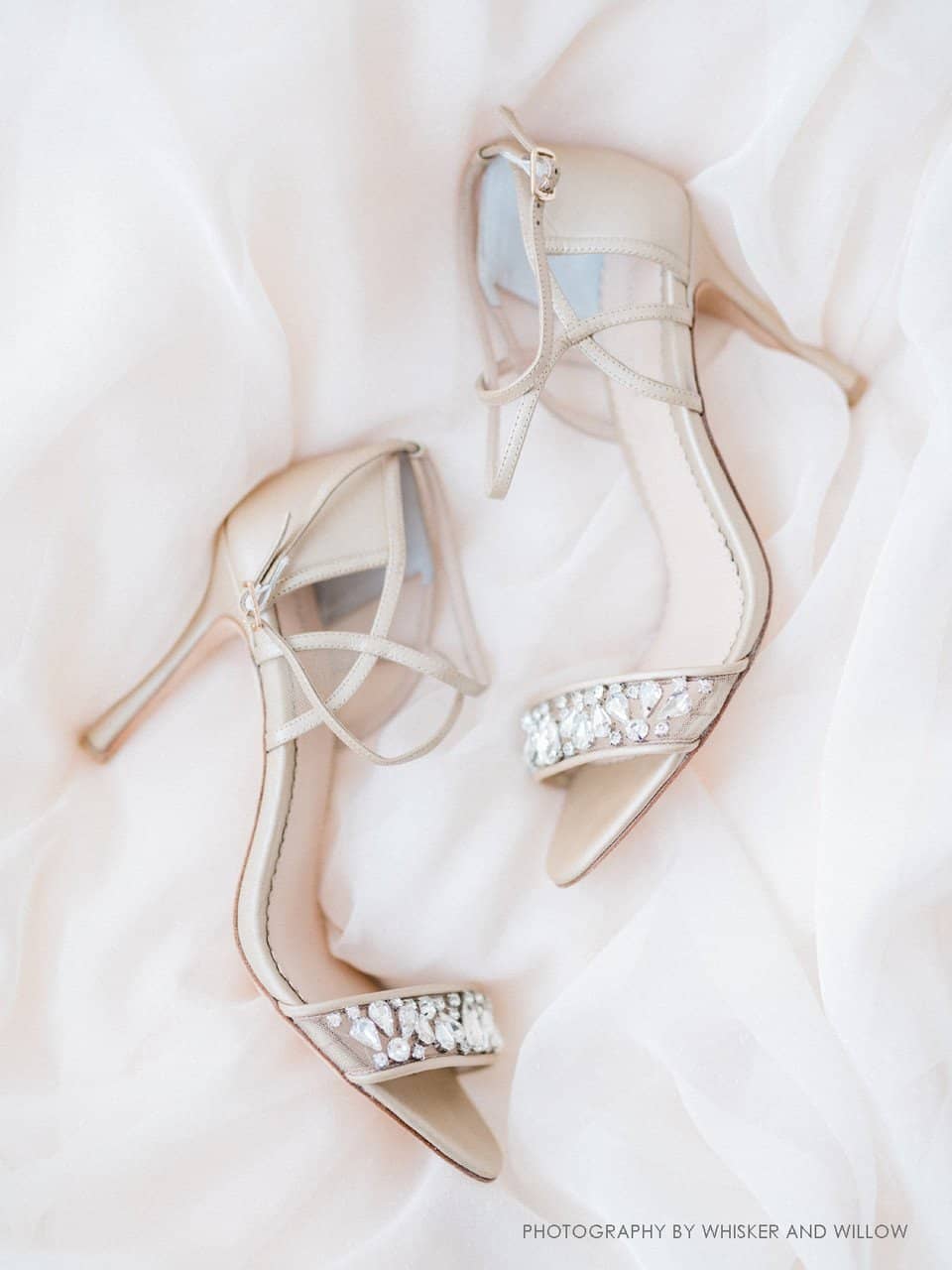 nude heels with jewels