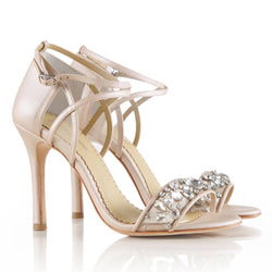 nude bridal shoes