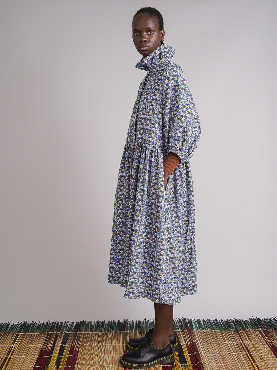 Tokunbo Blue Cord Dress – Kemi Telford