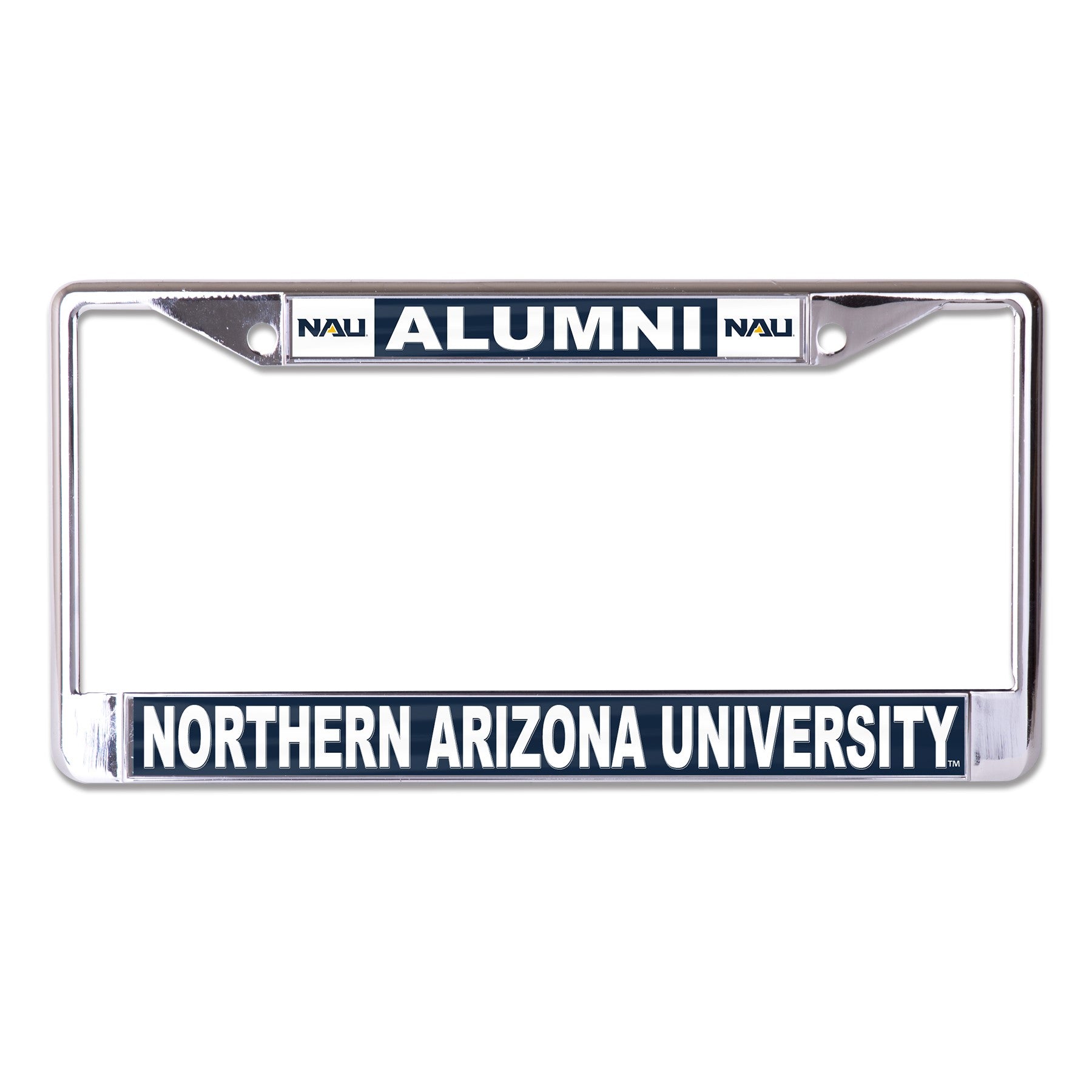 Northern Arizona University Chrome License Plate Frame