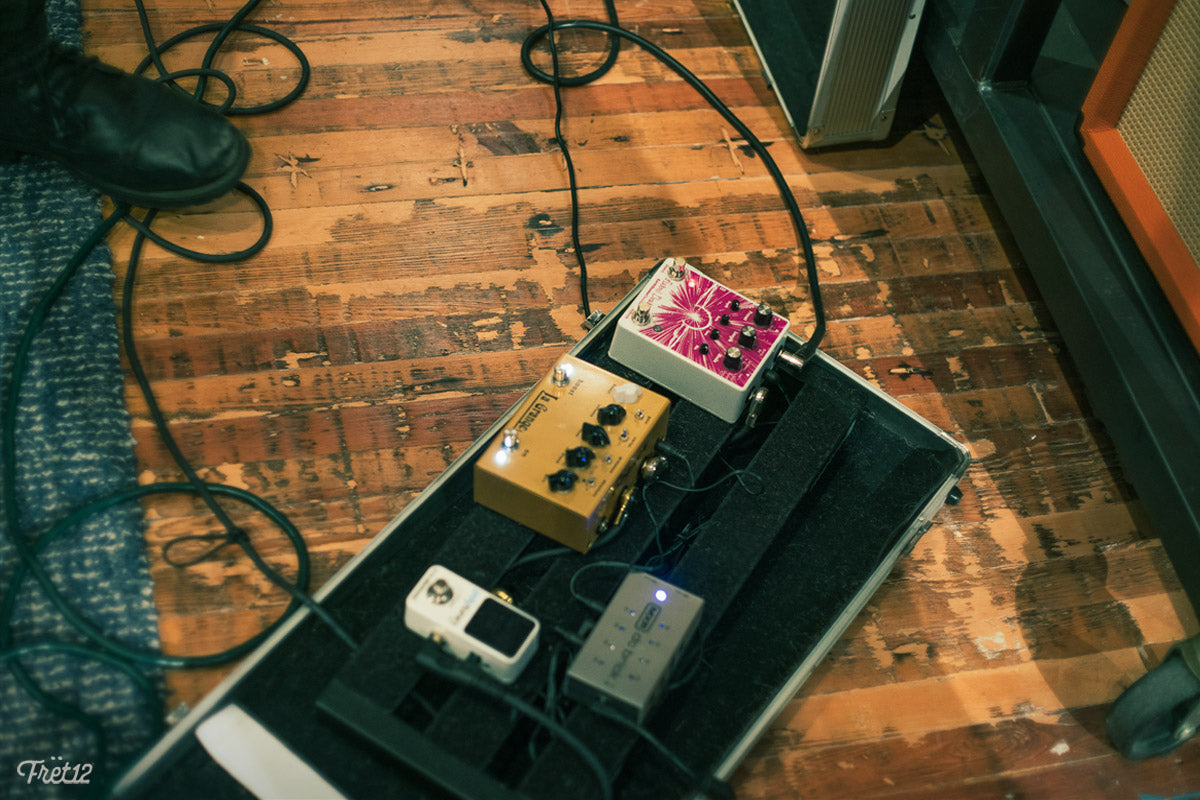 Dan Binaei's pedalboard for the FRET12 Session