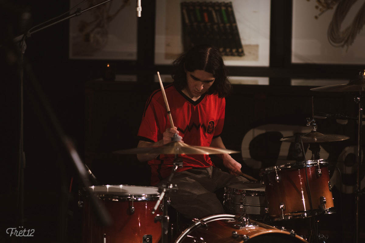 Isaac Lowenstein on drums for Lifeguard.