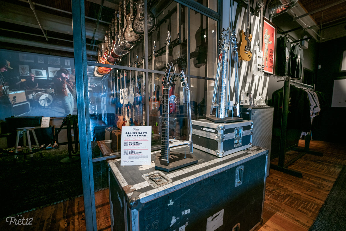 Aluminati Guitars In-Store at FRET12