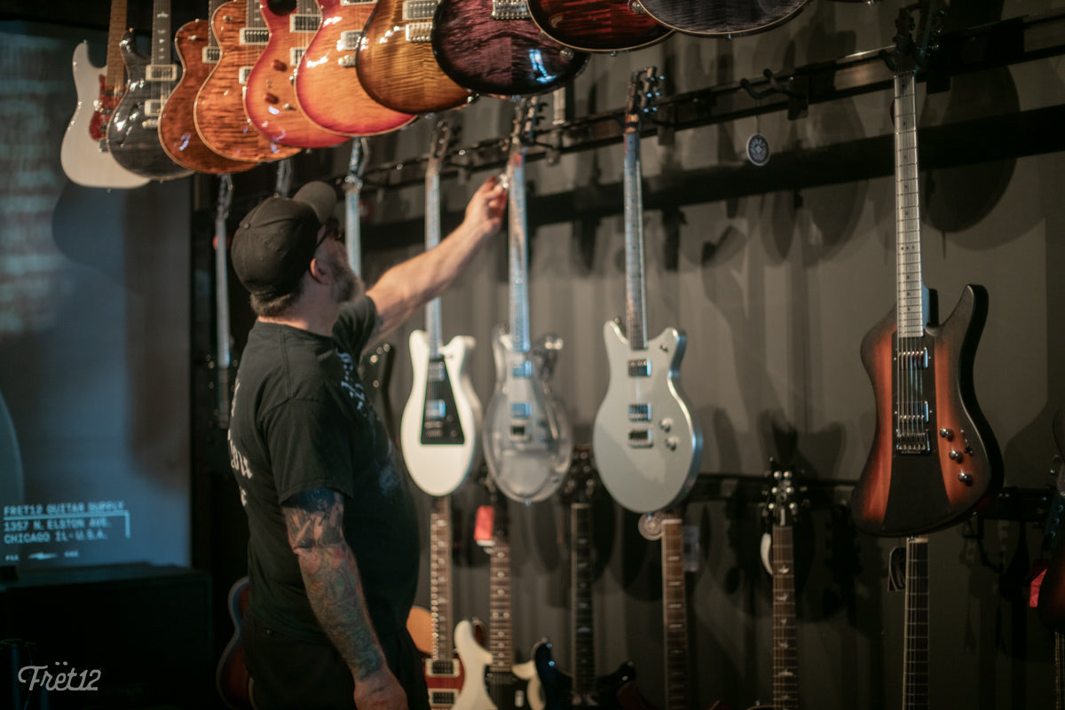 Aluminati Guitars In-Store at FRET12