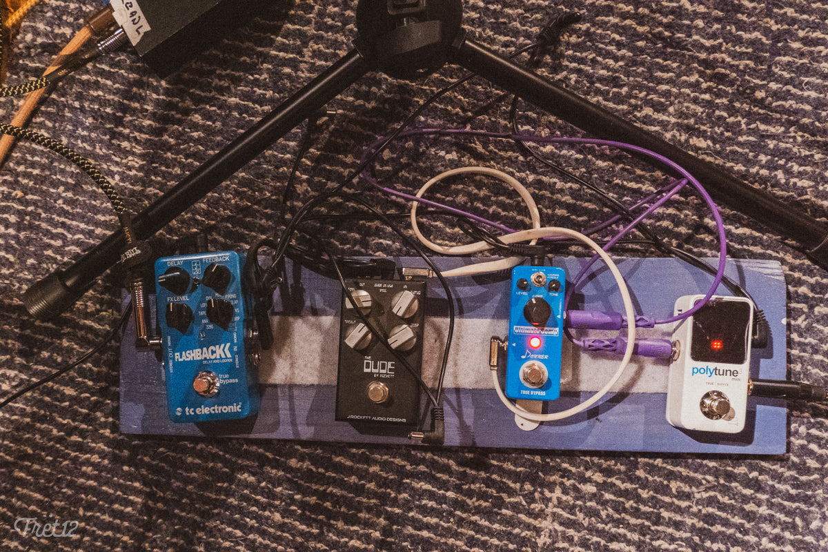 David Fuller's pedalboard.