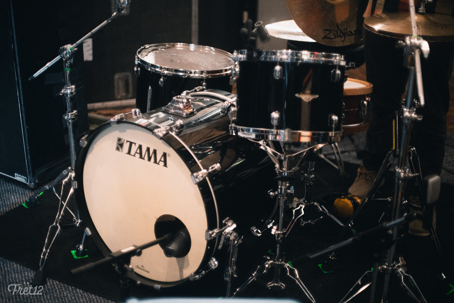 Jack Egglestone's drum set for Mclusky.