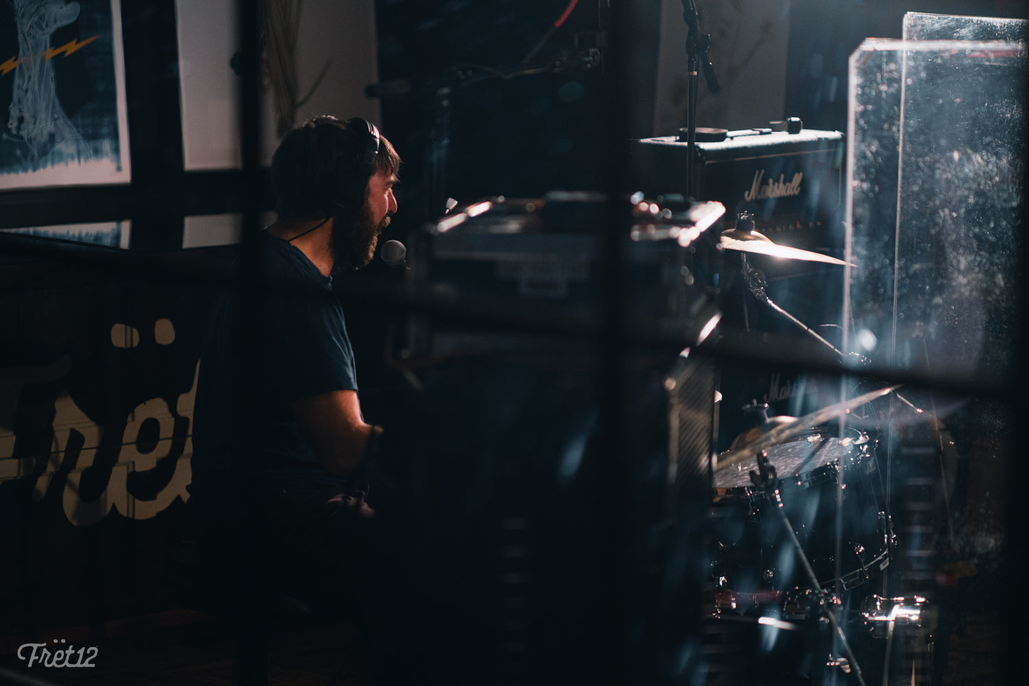 Jack Egglestone singing and drumming for Mclusky at their FRET12 Session at the Salt Shed.