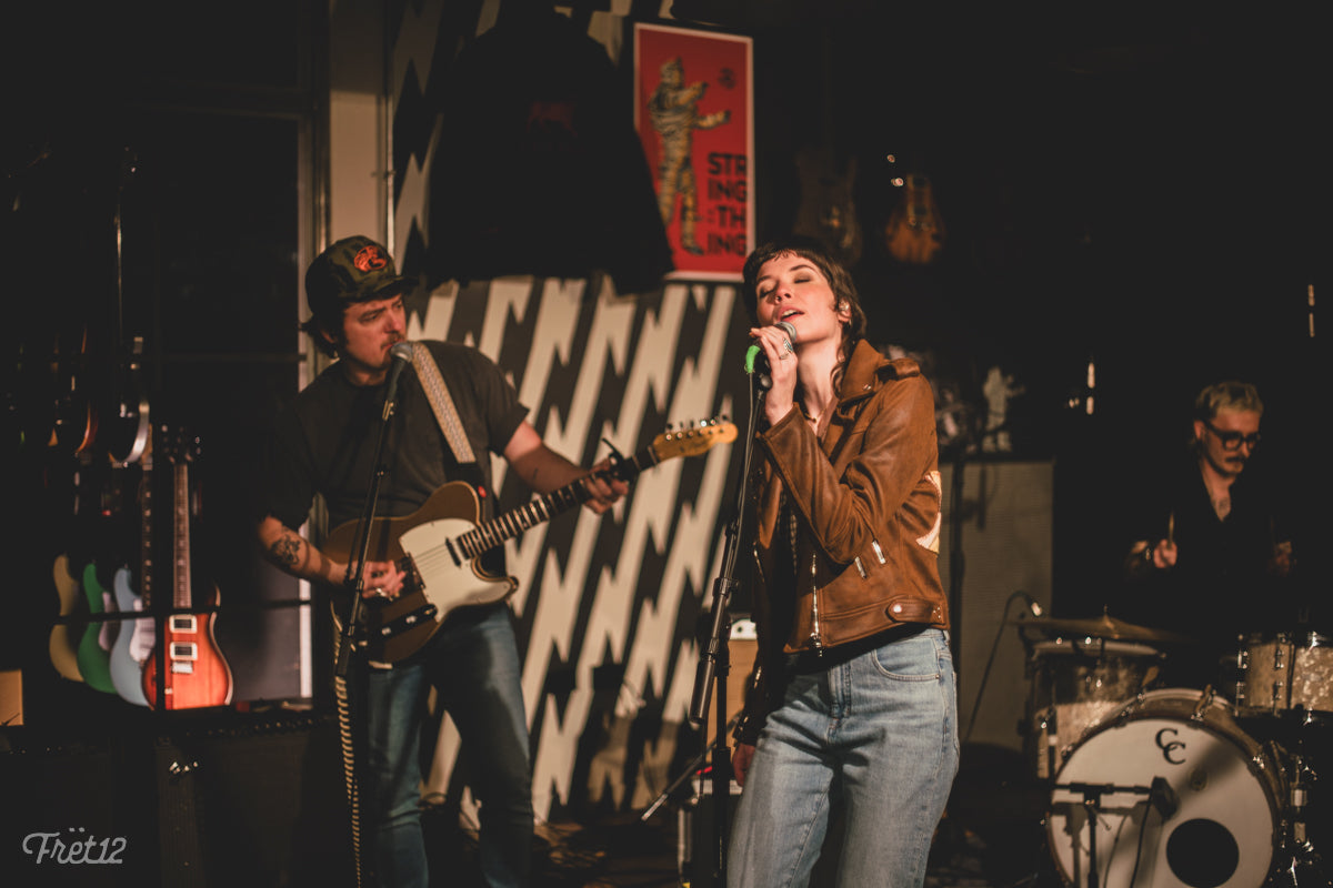 Reilly Downes and Cody Palmer perform at the FRET12 sessions in the Salt Shed.