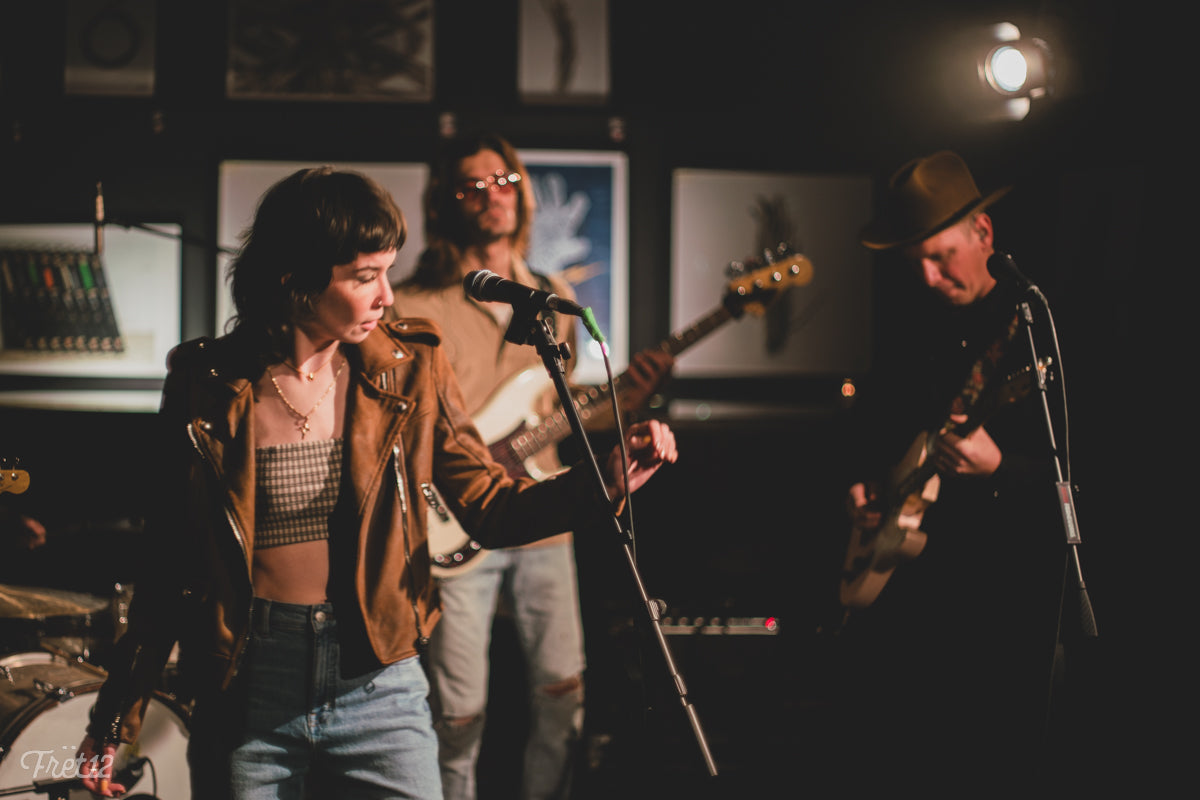 Reilly Downes performs at the FRET12 Guitar Shop at the Salt Shed.