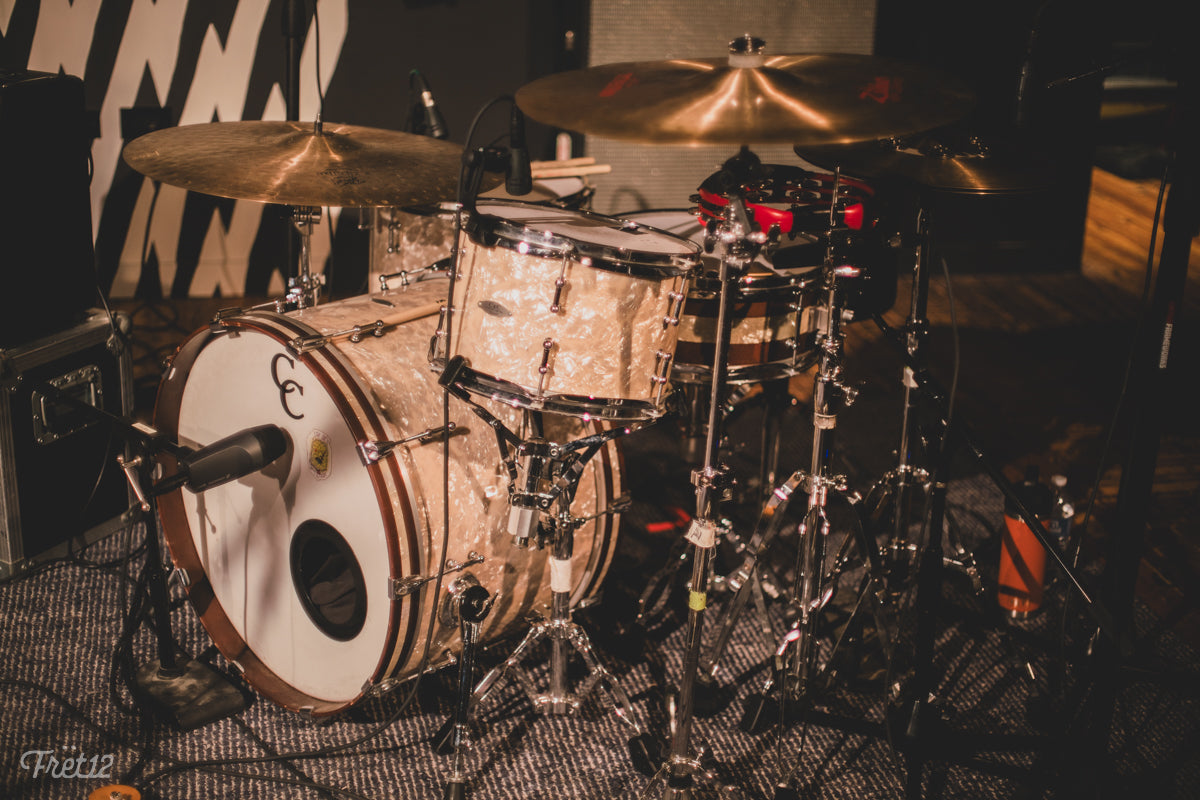 Aaron Vincel's C&C drum kit.