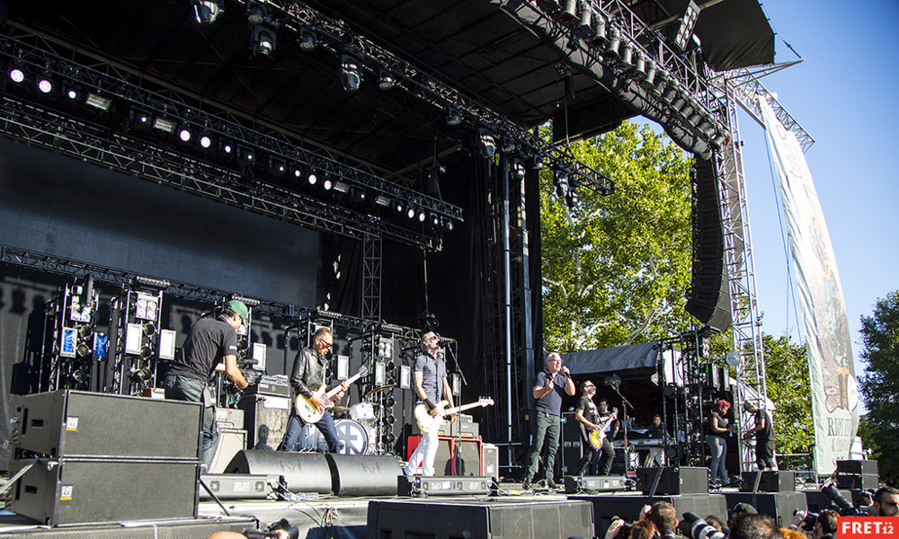 Bad Religion performs at Riot Fest 2017 in Chicago.