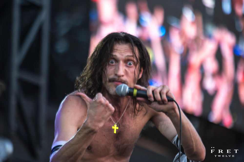 Gogol Bordello performs at Riot Fest in Chicago.