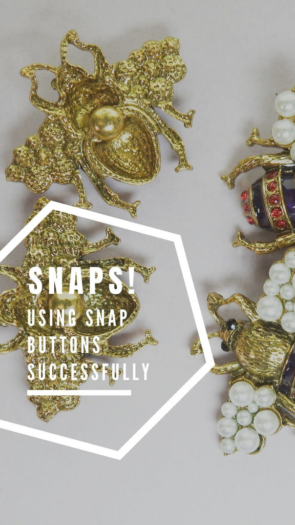 how to fix a snap button on a jacket