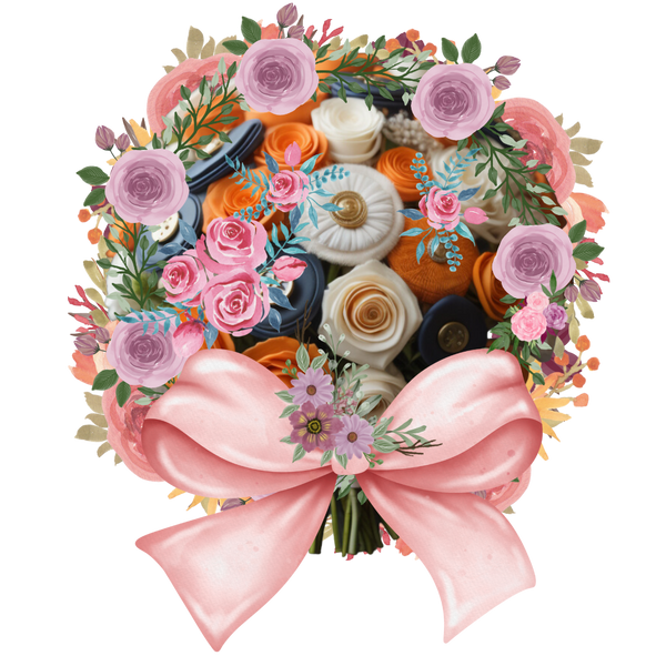 button bouquets DIY